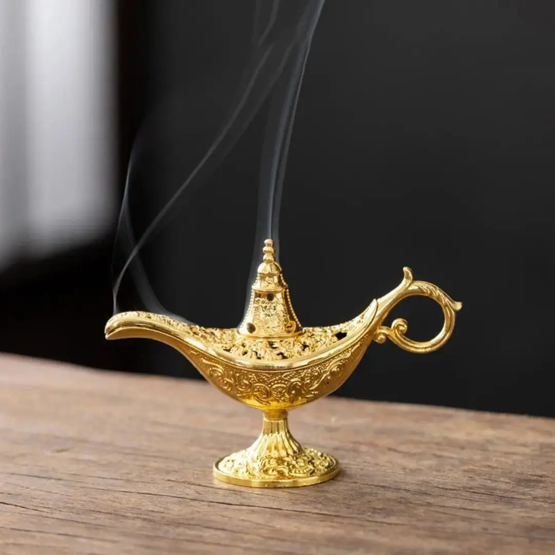 Home Fragrance Lamp - Quemador de Incienso Vintage de Aladdin
