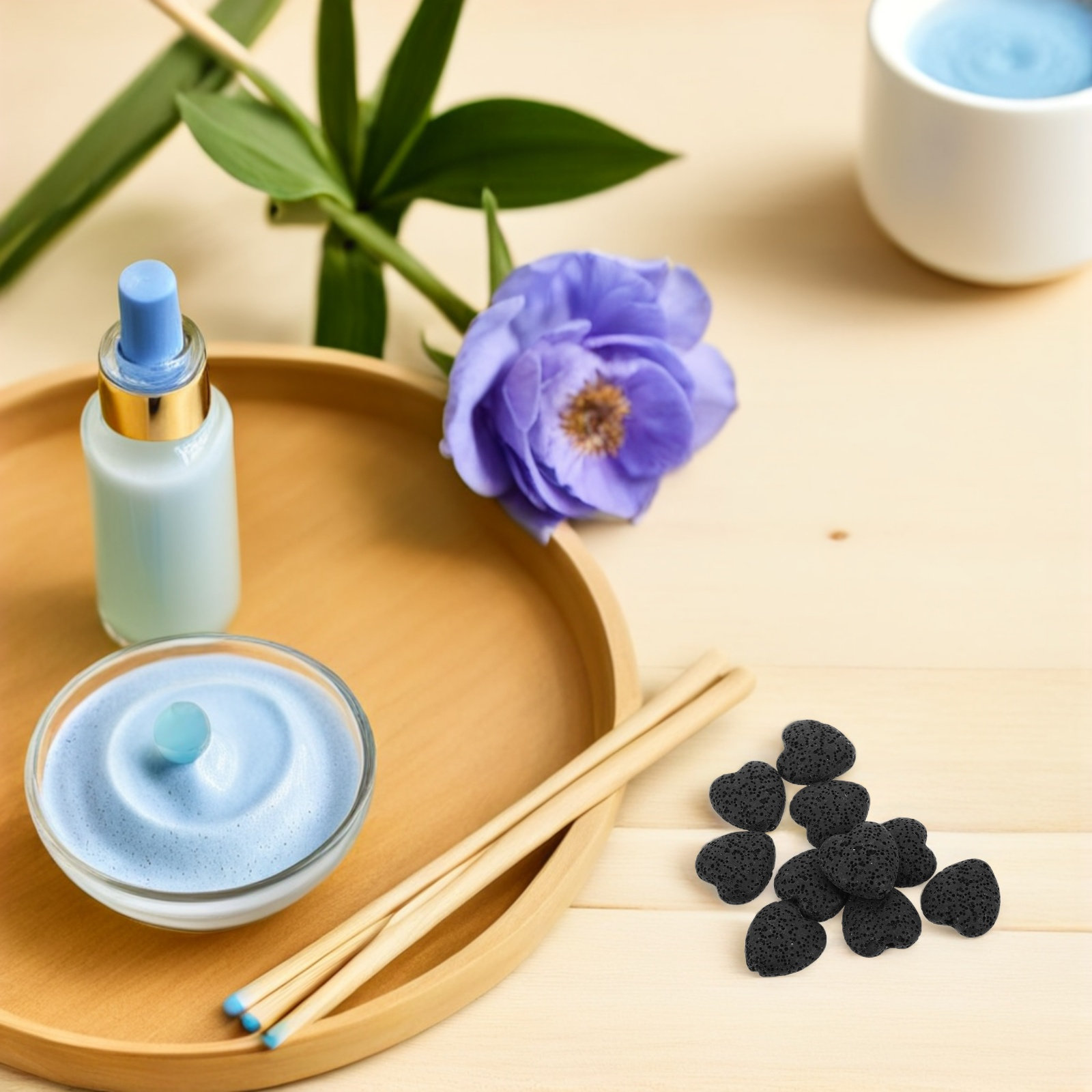 Home Fragrance Aromatherapy - 20 unidades de piedras de lava