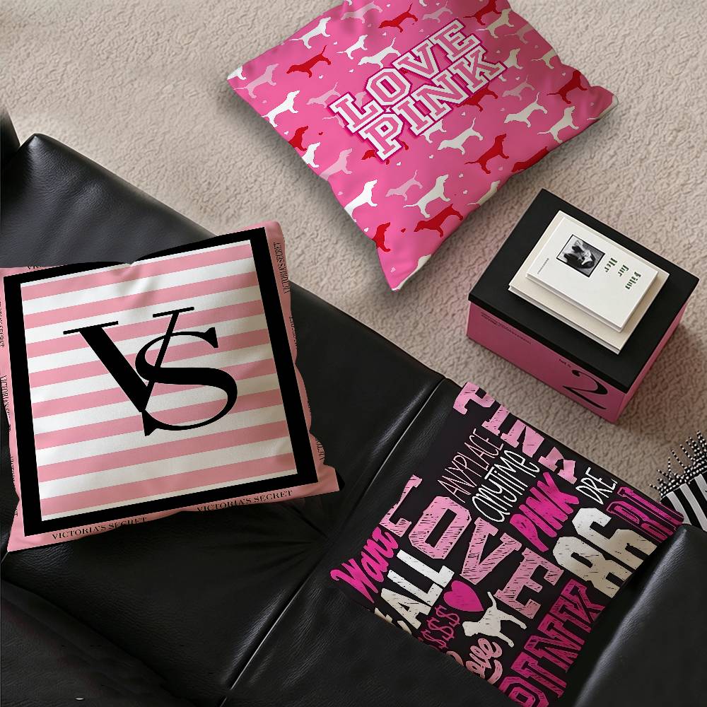 Home Fragrance Victoria Secret - Funda de cojín con logotipo clásico