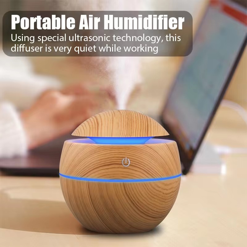 Home Fragrance Electric Diffuser - Rociador de niebla fría ultrasónico USB,
