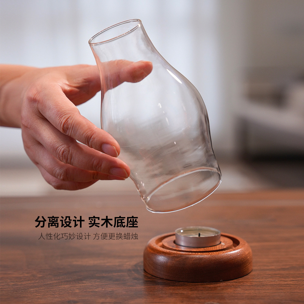 Portavelas de Vidrio Transpare - Home Fragrance Lamp reseña y precio
