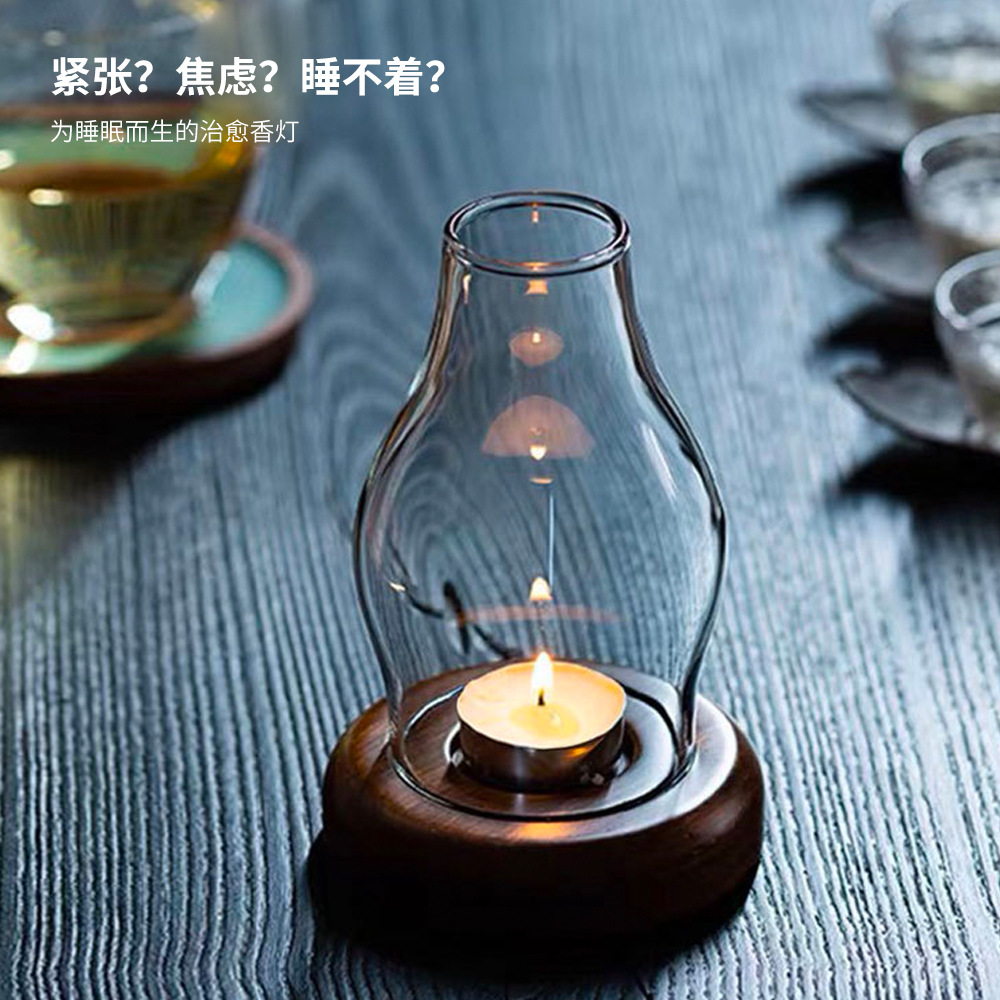 Portavelas de Vidrio Transpare - Home Fragrance Lamp reseña y precio