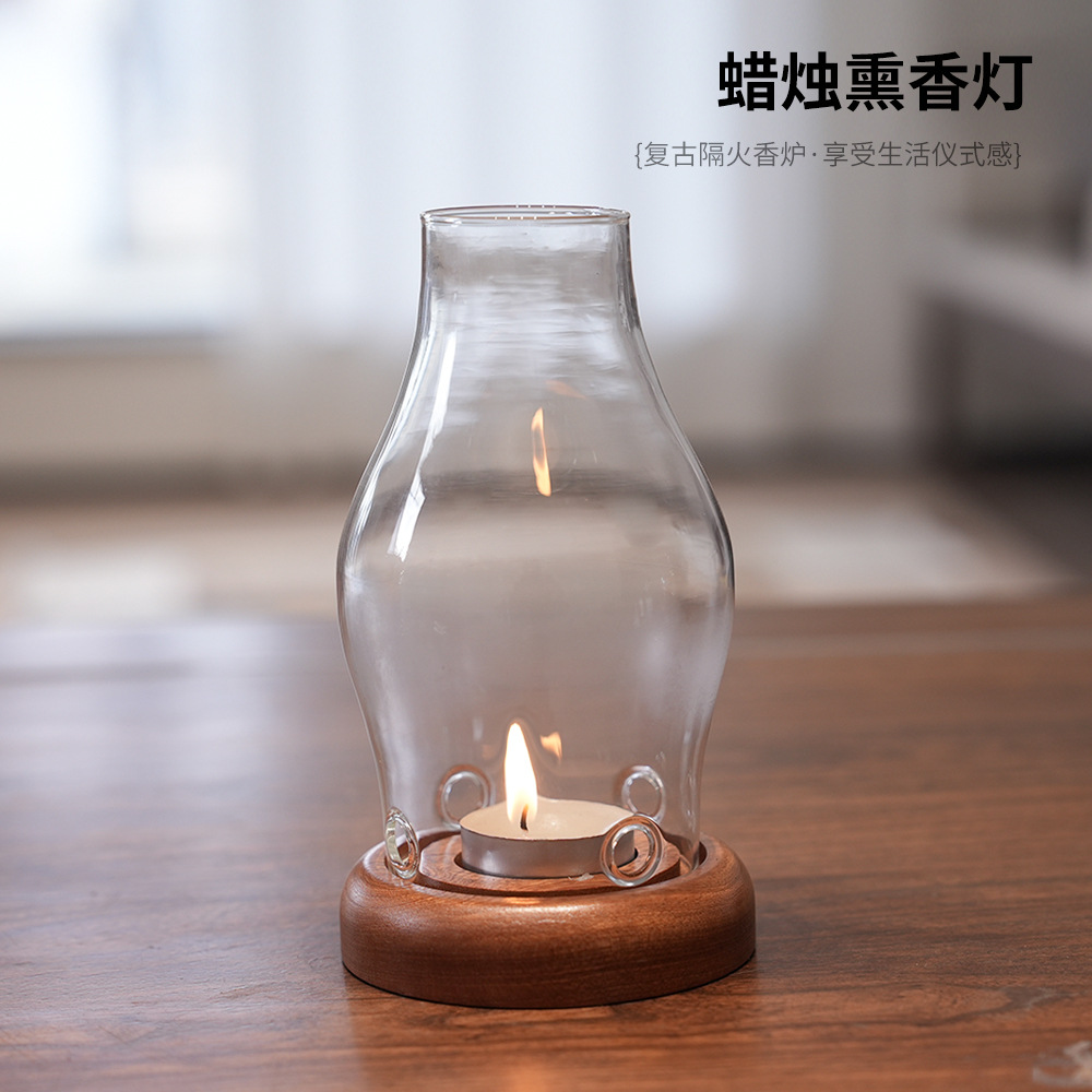 Portavelas de Vidrio Transpare - Home Fragrance Lamp reseña y precio
