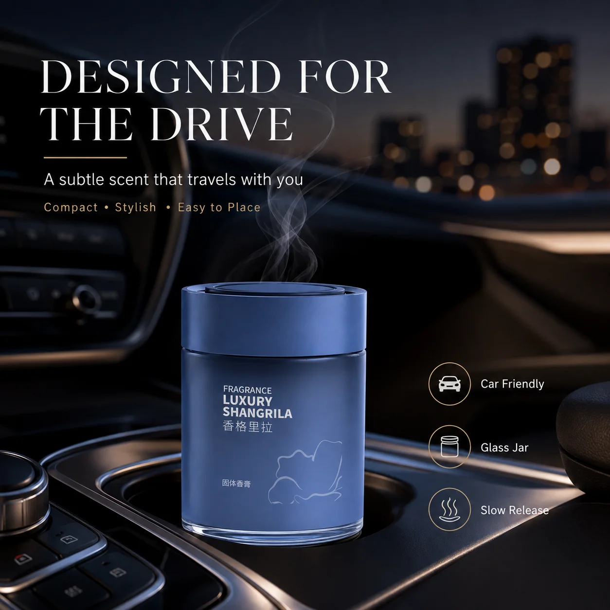 Ambientador Sólido para Auto d - Home Fragrance Jasmine & Yuzu Porcelain Diffuser reseña y precio