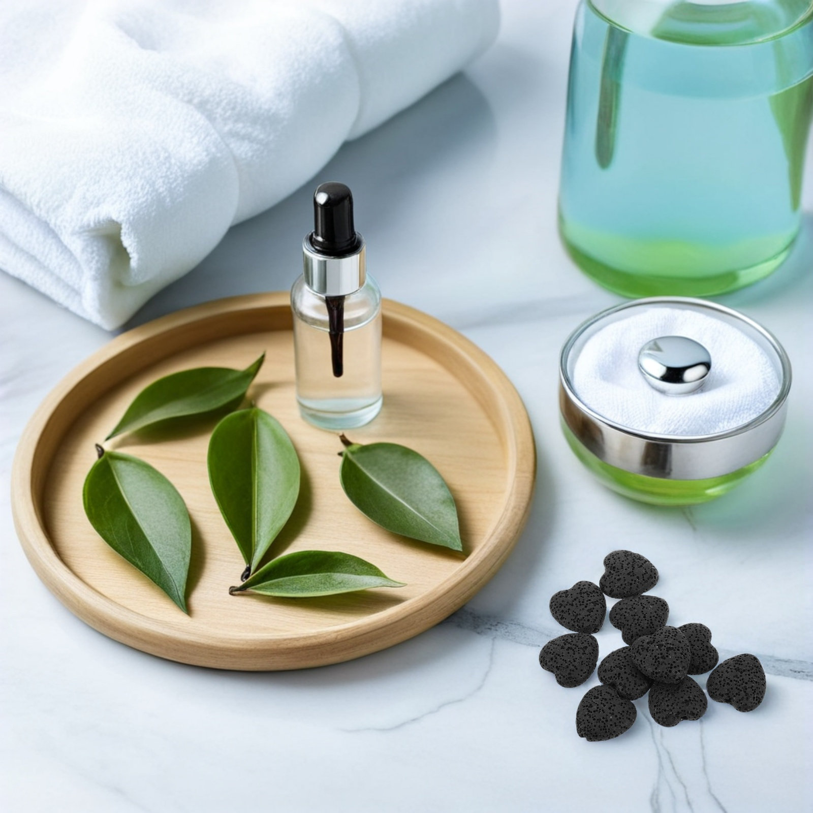 20 unidades de piedras de lava - Home Fragrance Aromatherapy reseña y precio