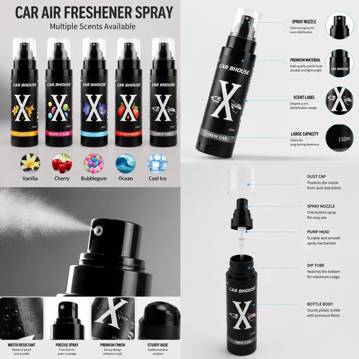 Spray de Fragancia para Automó - Home Fragrance Room Spray reseña y precio