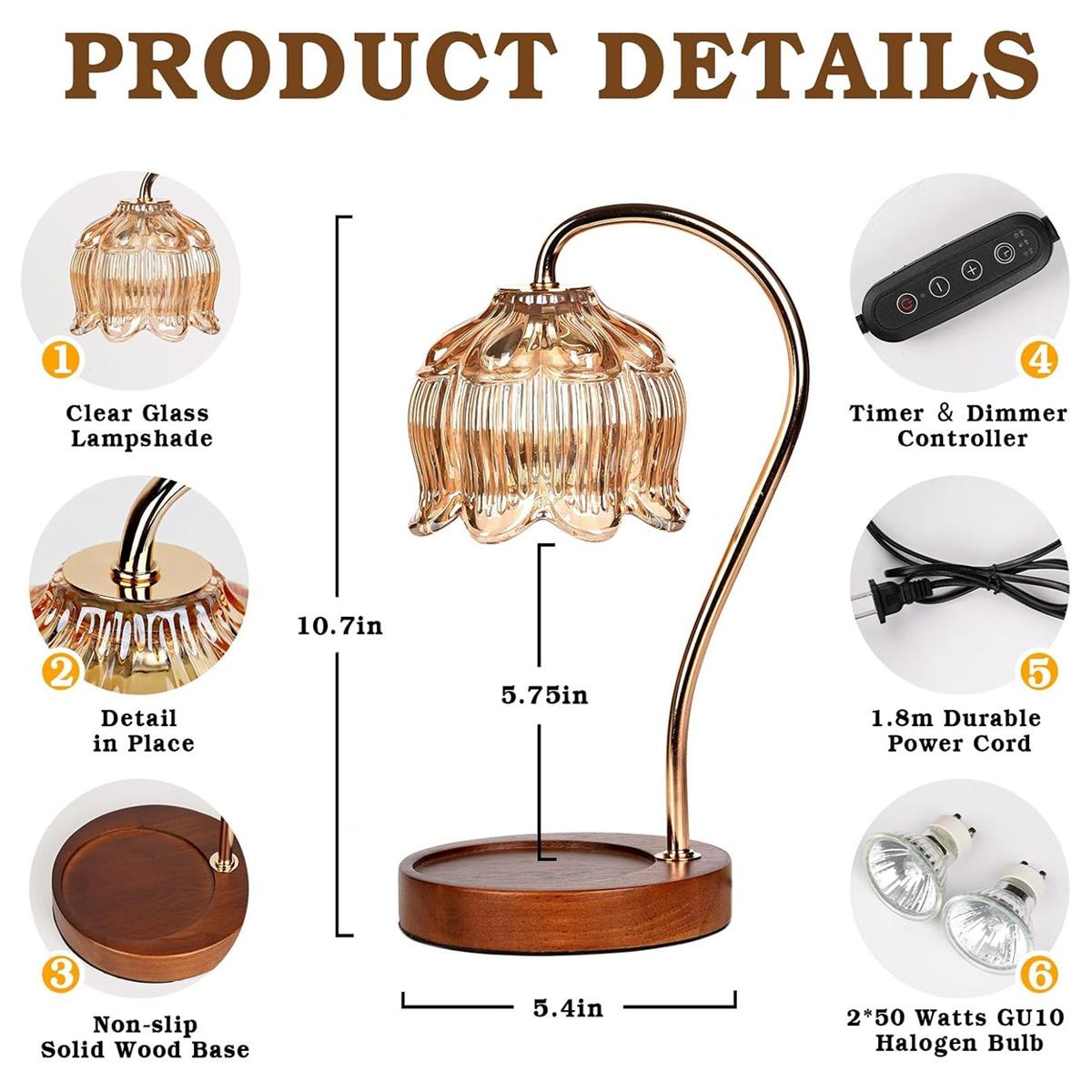 Lámpara Calentadora de Velas c - Home Fragrance Lamp reseña y precio